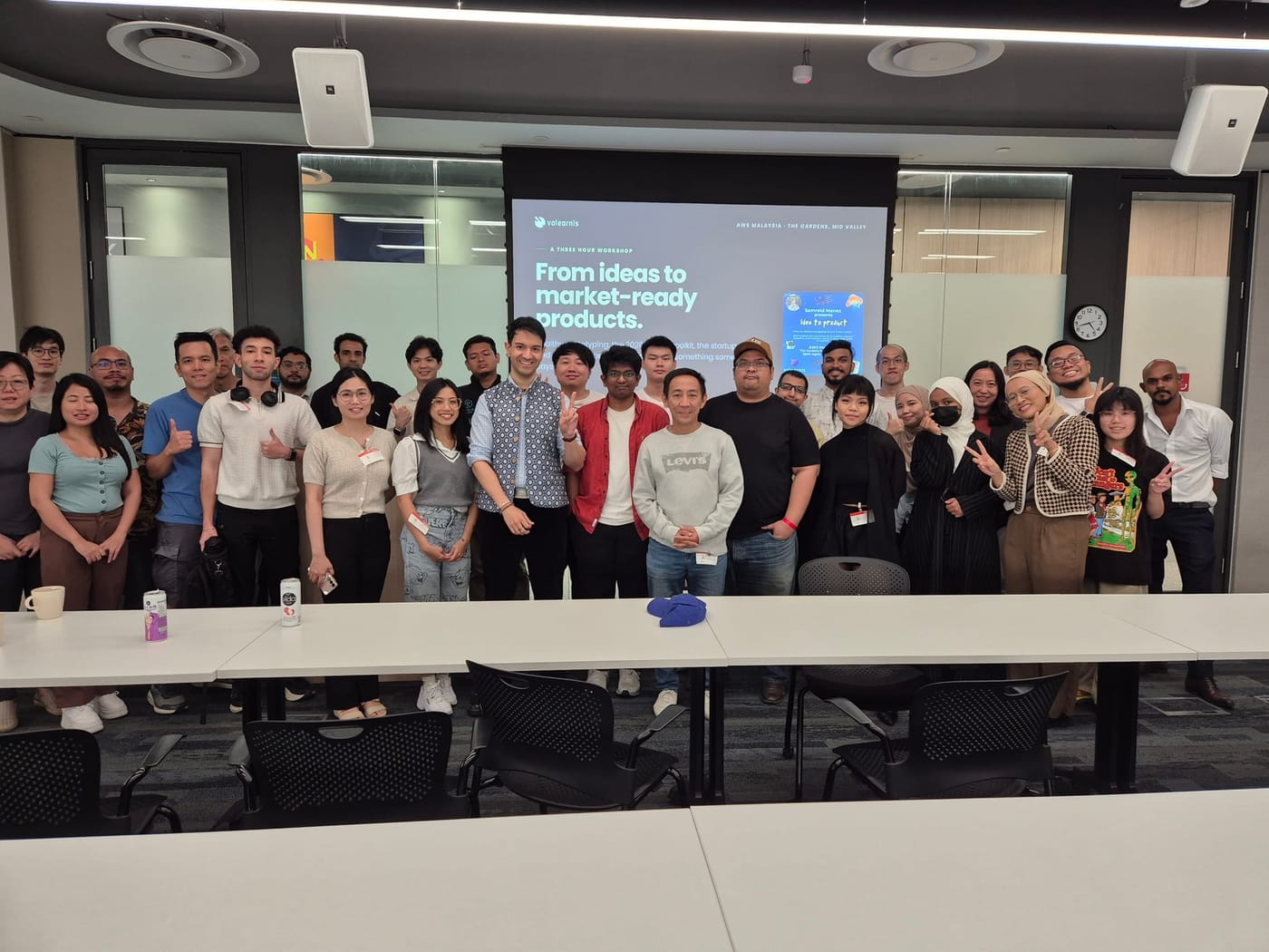 The sold-out Idea to Product workshop at AWS Malaysia, Kuala Lumpur