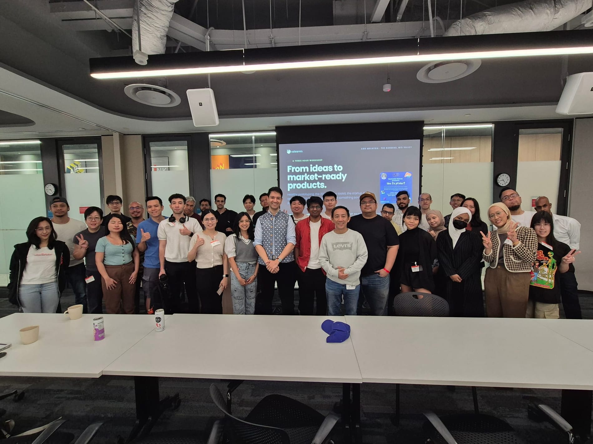 The sold-out Idea to Product workshop at AWS Malaysia, The Gardens, Kuala Lumpur